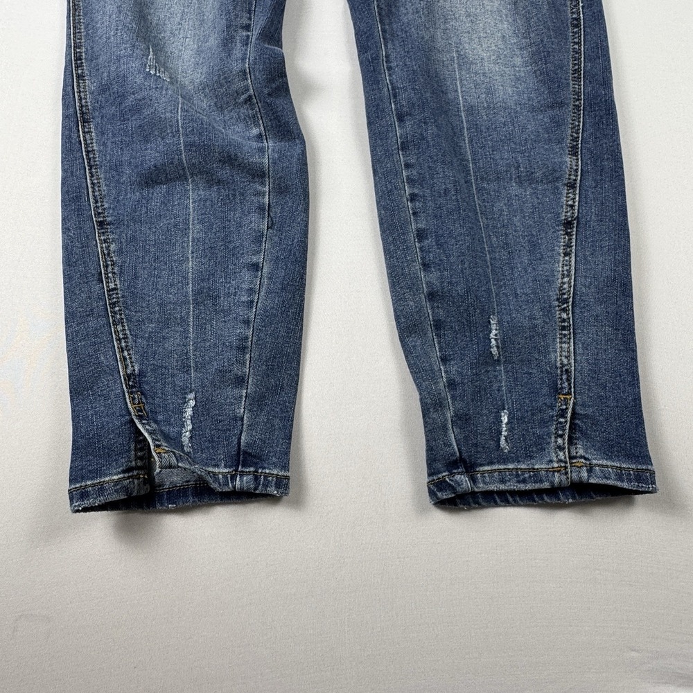 Kancan Womens Size 3XL 16-18 High Rise Skinny Ankle Jeans Distressed Button Fly - Picture 11 of 14
